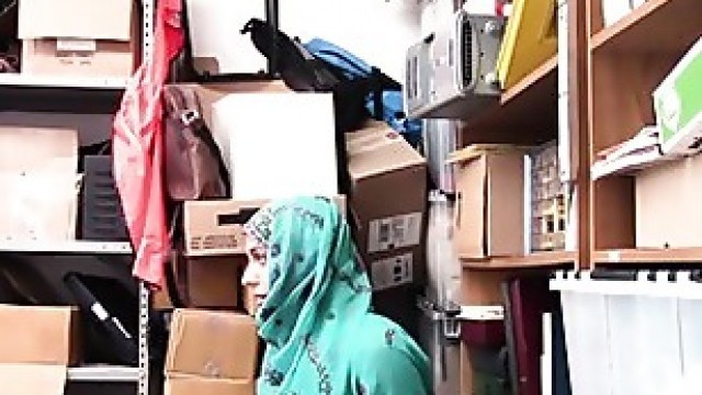 Audrey Hijab Girl Tricked Caught Stealing