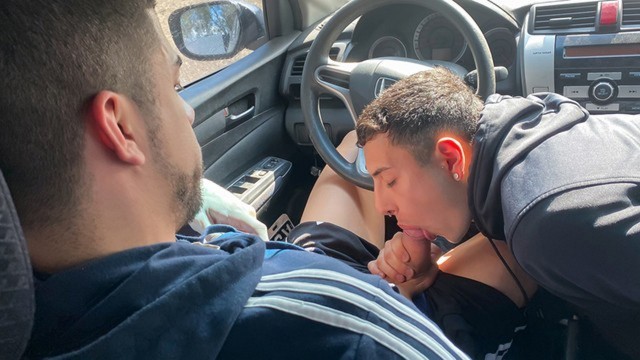 Exotic Twink Gets Nailed In The Backseat Of The Taxi - Dick Rides